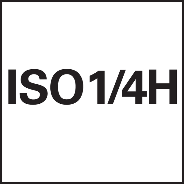 Gewinde Toleranzklasse: ISO1/4H